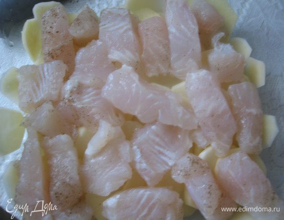 на картофель рыбу