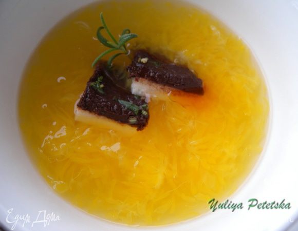 Украсить веточкой розмарина. Приятного аппетита!