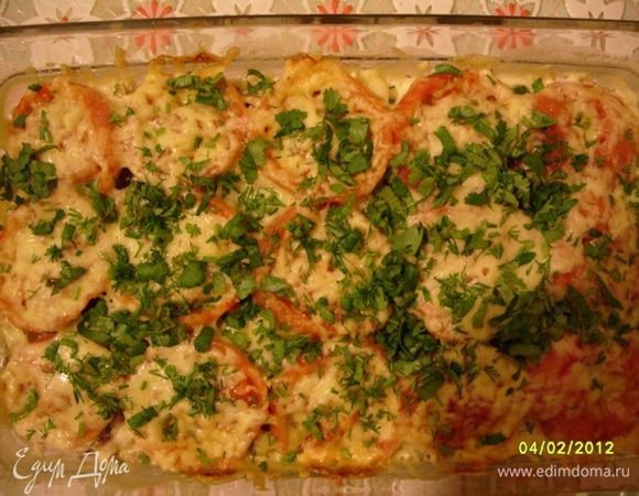 Разукрасить зеленью.Подавать тёплым.
Приятного аппетита!