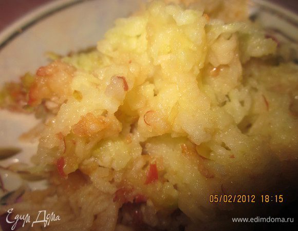 Яблоко на терке перетрем.