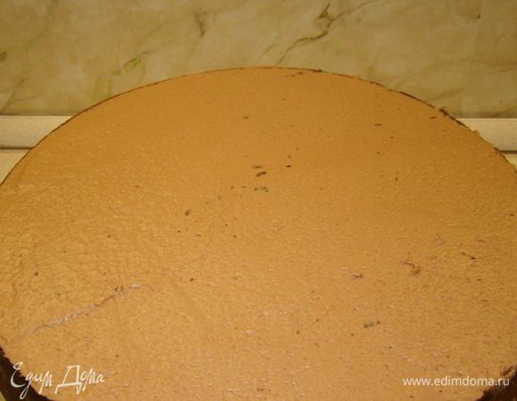 Сборка пляцка :
- Творожный корж(песочный слой снизу ,творожный сверху)
- Крем  