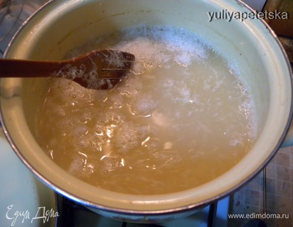 Довести нужно до кипения.