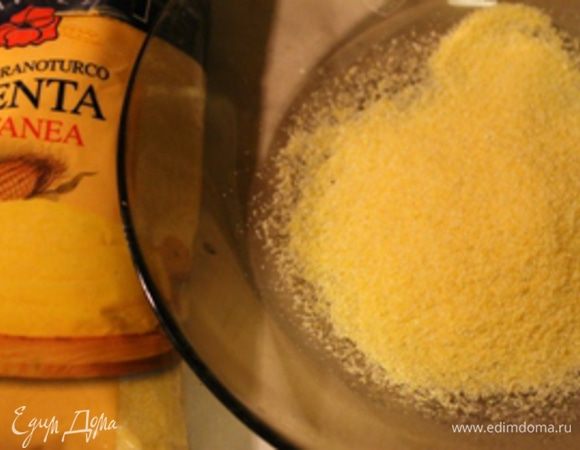 потом обвалять в паленте...