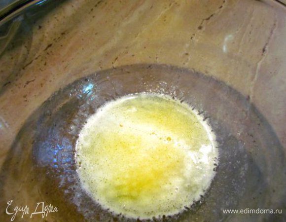 Сливочное масло растопить