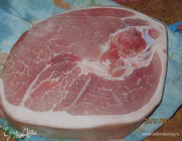 Мясо помыть обсушить.