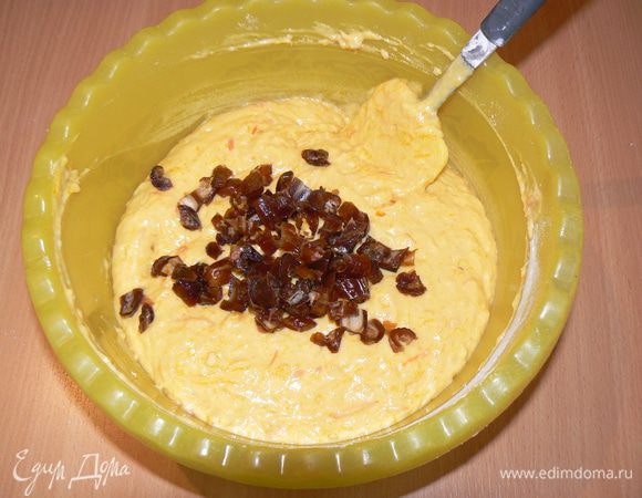 Добавить финики перемешать. 