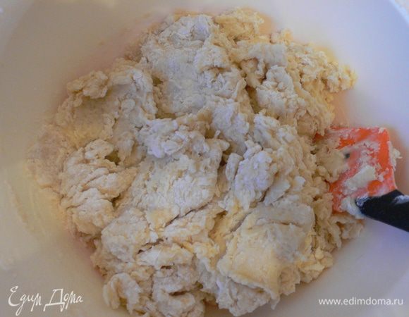 Добавить разрыхлитель и муку