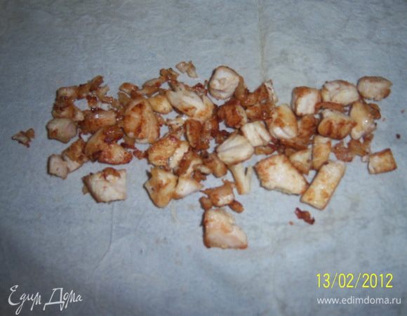 на лаваш выложить мясо