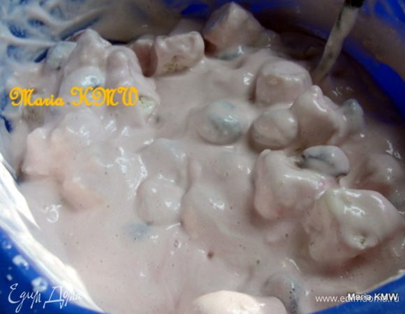 Аккуратно вымешать массу.