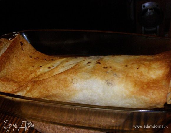 Через 30 минут наш рыбный пирог готов)