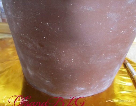 Бока покрыть шокомастикой.