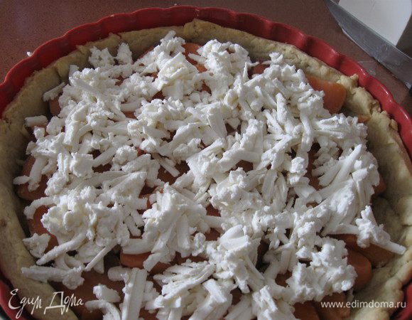 На рыбу уложить Натертую фету 