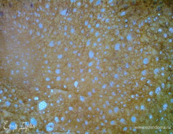 Вот такие ажурные блинчики получились!