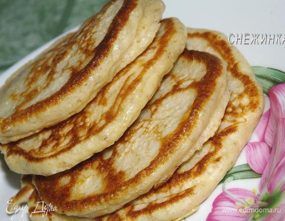 Вот такие пышненькие получаются блины))