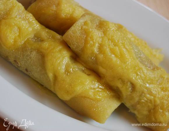 Запекаем в разогретой до 180градусов духовке 7-10 минут до румяной корочки на сыре. 