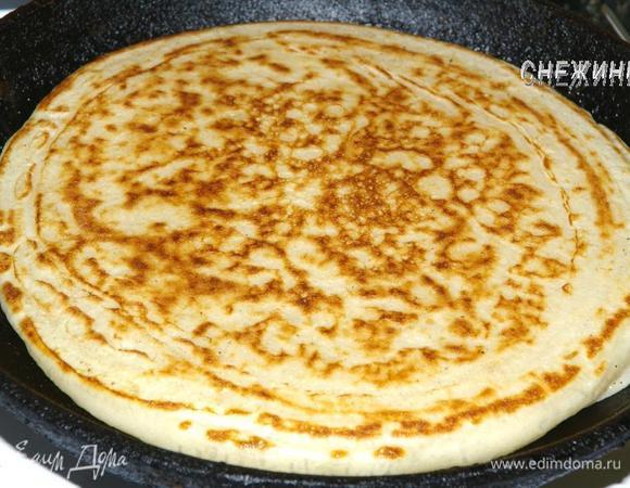 Выпекайте блин с другой стороны.