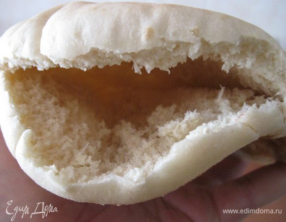 питу разрезаем по кромке