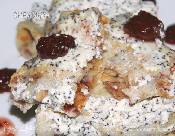 Готовые блинчики переложить на блюдо и подавать!