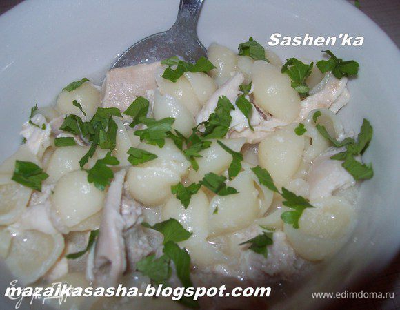 Разливаем по тарелкам посыпаем зеленью и наслаждаемся.)