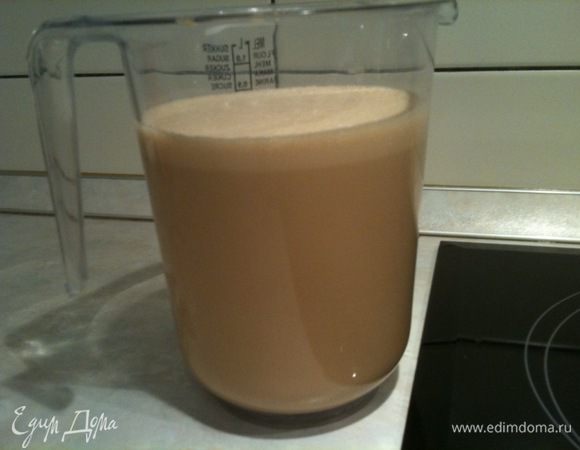 В общей сложности у меня получилось 800 мл вкуснейшей молочной смеси...