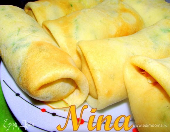 Блины нафаршировать начинкой.