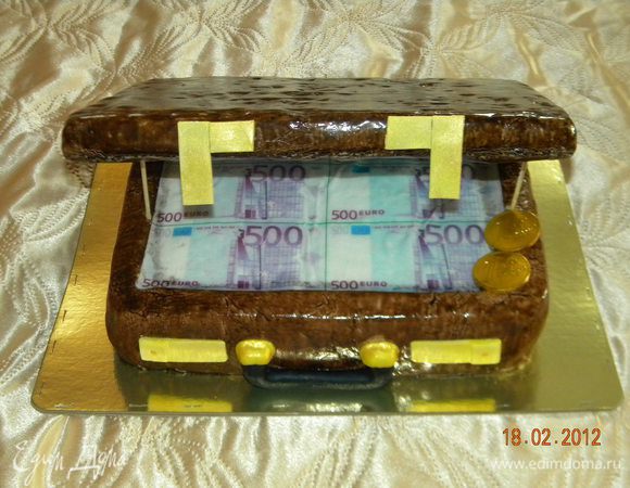 Прокрасила и ее в два этапа. Добавила чемоданные детали.... и чуть не умерла от стресса)))) 
Приятного аппетита!