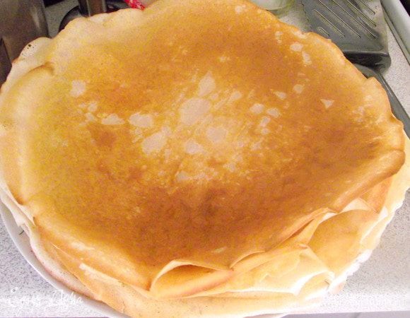 Готовые блинчики.