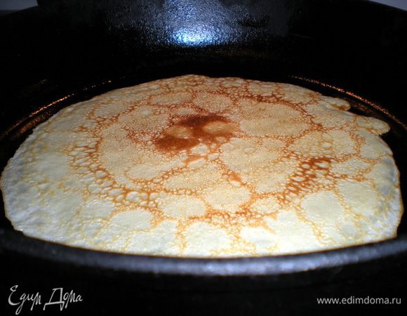 Выпекать на разогретой сковороде.