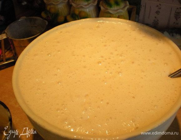 Аккуратно размешиваем. Мне это было крайне сложно сделать, т.к. посуда маловата для двойной порции. Но я справилась!)