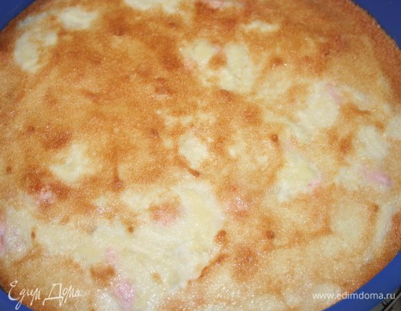 Запекаем в духовке 40 минут при 170С. В моем случае с аэрогрилем накрываем форму фольгой, запекаем на высокой решетке с дополнительным кольцом 55 минут при 190С.