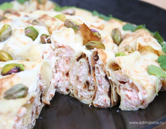 Украшаем как душе угодно! Я использовала фисташки и немножко кинзы. 