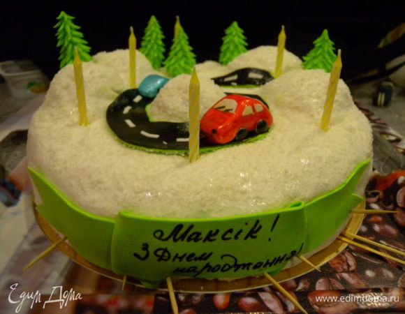 Готовый торт. 