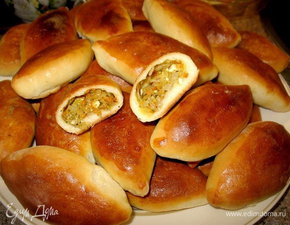 Я люблю чтоб начинки в сравнении с тестом было побольше!!!
Так вкусней!!!