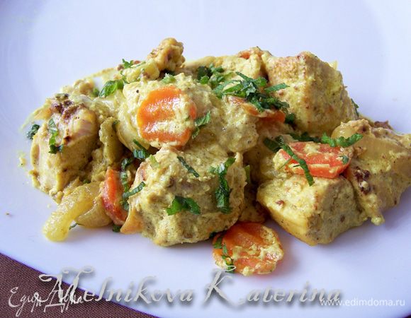 Подавать посыпав зеленью кориандра - кинзой. Приятного аппетита!