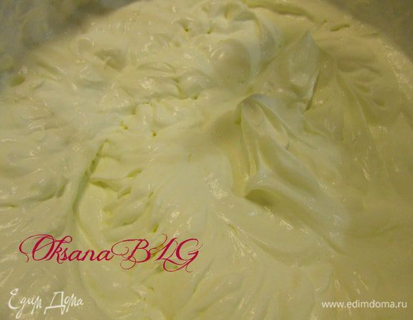 Крем. Сливки взбить.