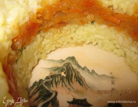 Вот он,"фаршированный"рис-ризотто!!))