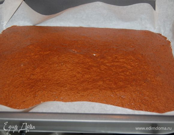 Выложить тесто форму выстланную пергаментом. Выпекать при 180°С 15-20минут.