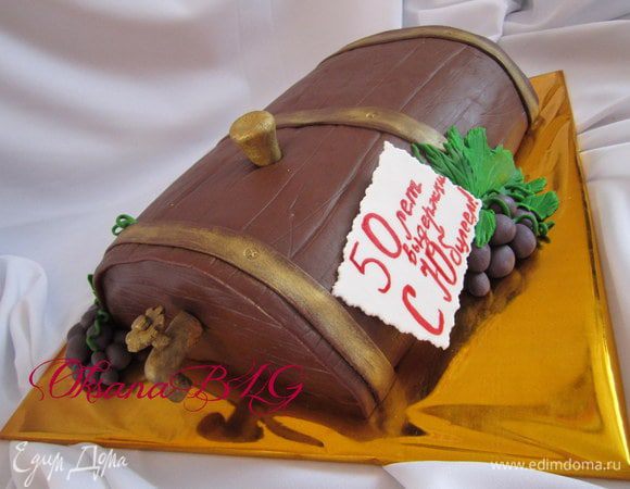 Вот такими тортиками можно порадовать юбиляров.)!