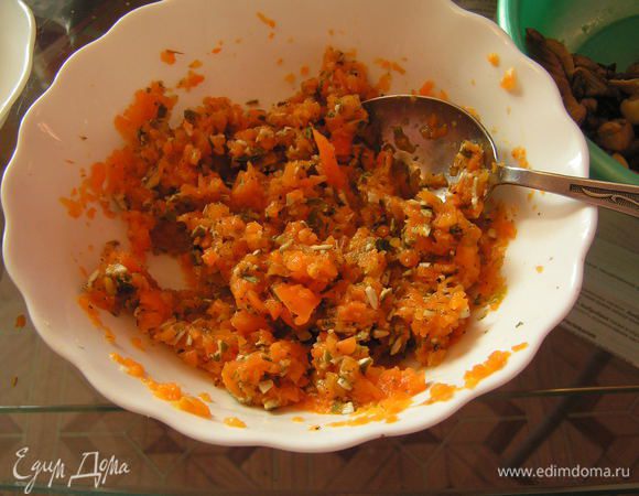 всыпать тыквенные семечки