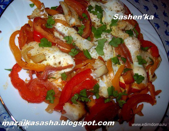 Готовое блюдо посыпаем зеленью и наслаждаемся Испанским солнцем в Вашей тарелке.)