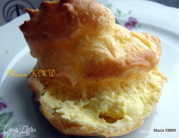 ...начиняем кремом...