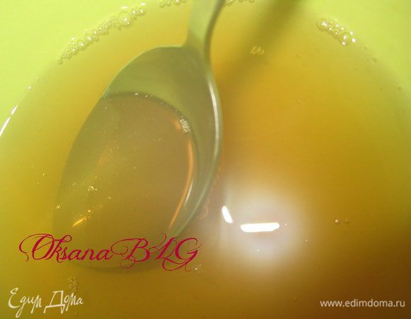 Ввести желатин. 