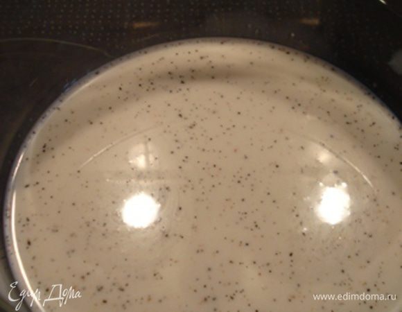 Затем молоко процедить.