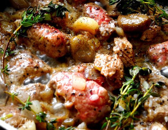 Тушить на медленном огне около 2-х часов.