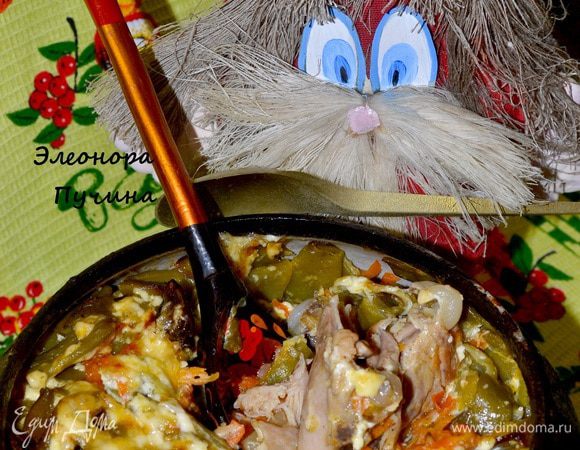 Ставим в духовку подрумянится.