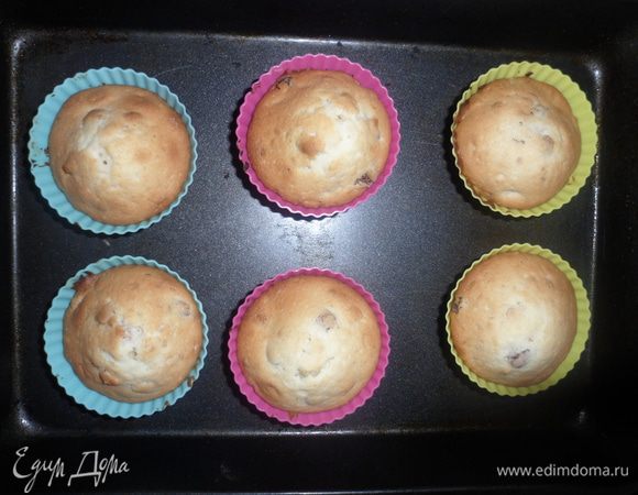 Через 15-20 минут наши маффины готовы