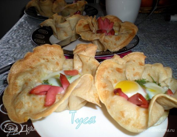 Запекать до готовности яиц