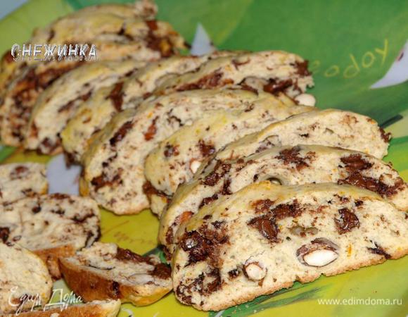 Хранить бискотти лучше в герметичной емкости. Подаем к кофе, чаю, сладкому вину.

