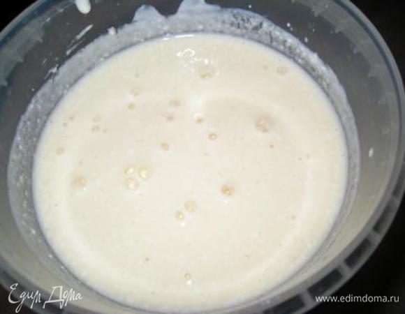 Для начинки все кроме вишни смешать миксером...