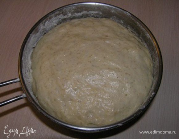 Через 3 часа тесто увеличится вдвое.